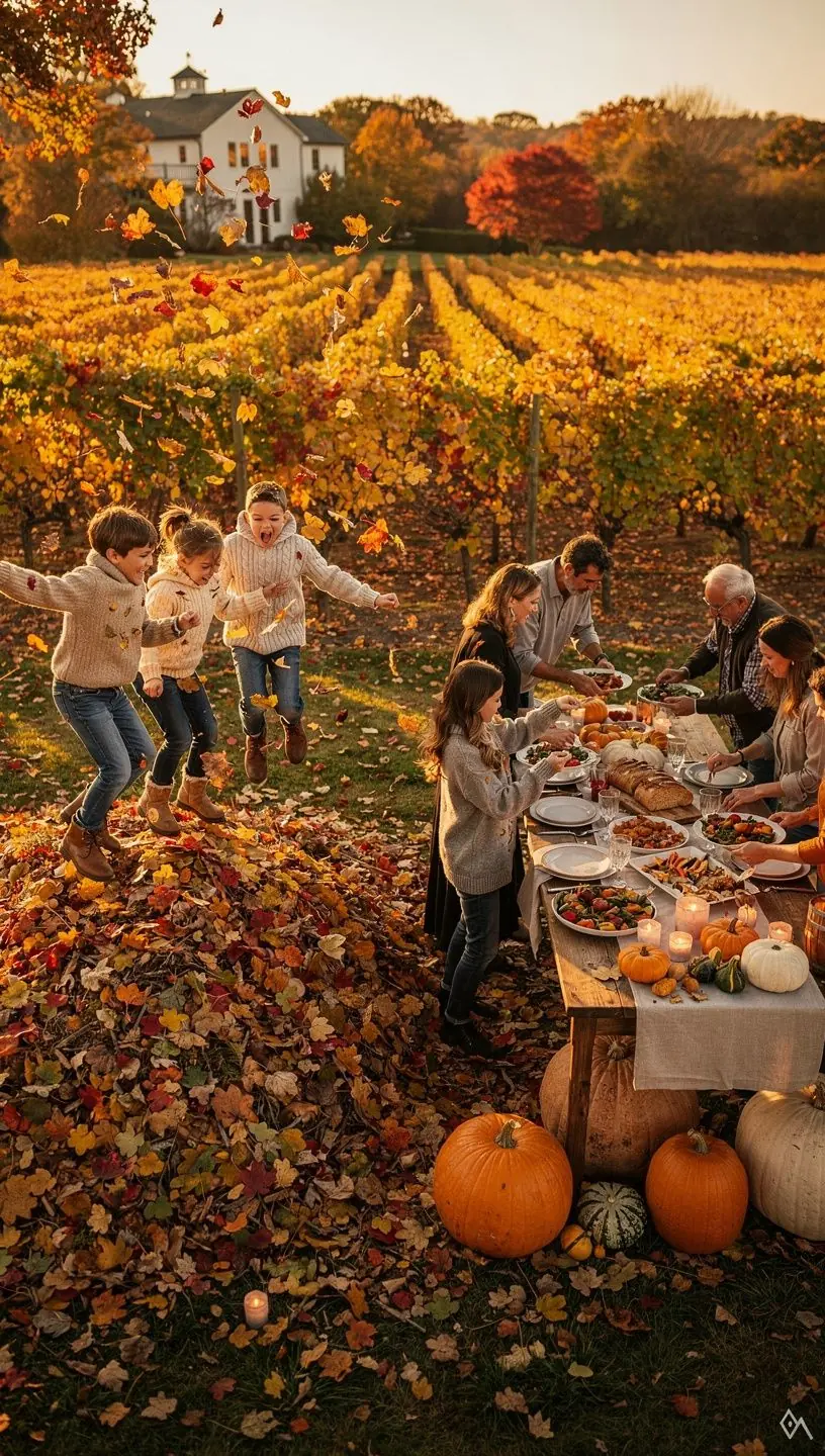 Просторные плантации винограда с великолепным видом на окрестности.